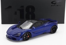 MCLAREN 750S COUPE METALLIC BLUE GT SPIRIT GT458 1:18 BLUE MC LAREN 750 S 2023