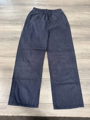 Yeezy YZY Gap Engineered By Balenciaga Men's Sateen Cargo Pants Navy Size Large