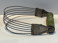 Androck Vintage Green Wood Handle Wire Pastry Blender, Made In USA