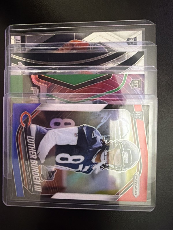 2025 Panini Prizm- Mosaic Luther Burden RC - Lot 4 Cards