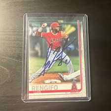 2019 Topps Update #US105 Luis Rengifo Signed Rookie Card In Person. rookie card picture