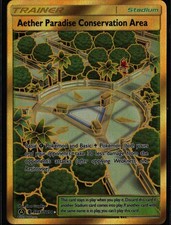 Aether Paradise Conservation Area Shiny Holo Rare Hidden Fates Shiny Vault SV87/