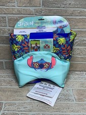 SWIMWAYS DISNEY STITCH PFD SWIM TRAINER: KIDS LIFE JACKET VEST 33-55 LBS - BLUE