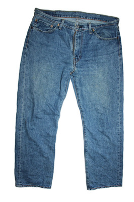 Levi's 751 Herren Jeans W38 L30 Blau Denim Straight Fit 2012