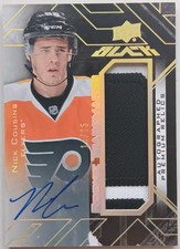 2015-16 UD Black Rookie Trademarks Auto Relics Gold Nick Cousins /15 Flyers