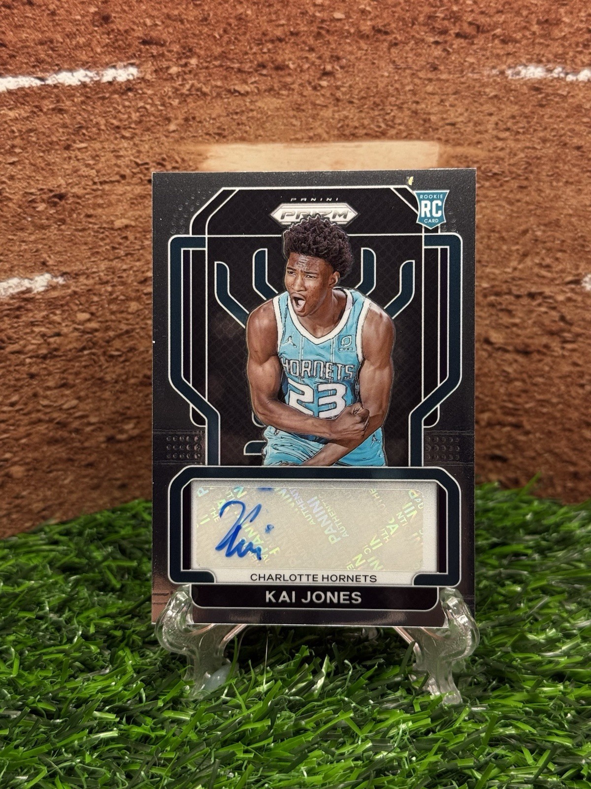 2021-22 Panini Prizm - Rookie Signatures Kai Jones #RS-KAI (AU, RC)