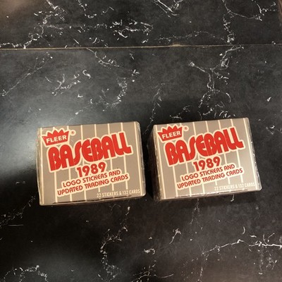 1989 FLEER BASEBALL UPDATED SET LOT OF (2)  SEALED BOXES