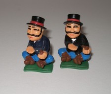 Variante "Trapper und Indianer" Jacke blau/glänzend