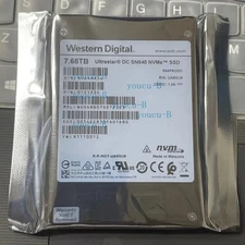 WD SN640 7.68TB SSD NVME U.2 Ultrastar DC Solid State Drive WUS4BB076D7P3E3