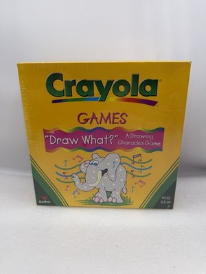 Crayola Games Crayola-Opoly Board Game  Draw What  Vintage Rare