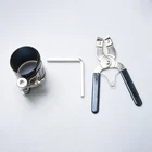 Piston Ring Compressor Tool Set with Pliers & Wrench for Car Engine Rebuild