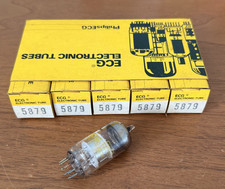 Philips ECG 5879 ¡Lote de 5 tubos de vacío en cajas originales! ¡Leer!