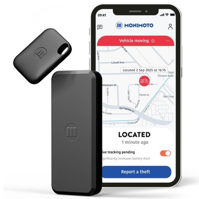 Monimoto 9 US Version Anti-Theft GPS Tracker for Vehicles - Wireless Alarm, W...