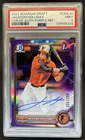 2022 Bowman Draft Jackson Holliday Chrome Auto Purple Refractor 1st #/250 PSA 9
