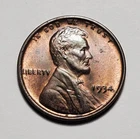 1934 P LINCOLN WHEAT PENNY UNC RB #P2000