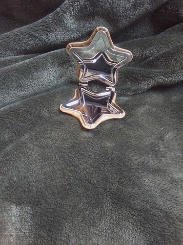 Coach Gold Glitter Star Kompaktspiegel Neu ohne Etikett - Bild 3 von 4