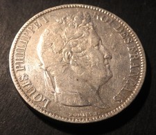 Beautiful 1831 D Louis-Philippe I France Silver 5 Francs Minted Lyon, France