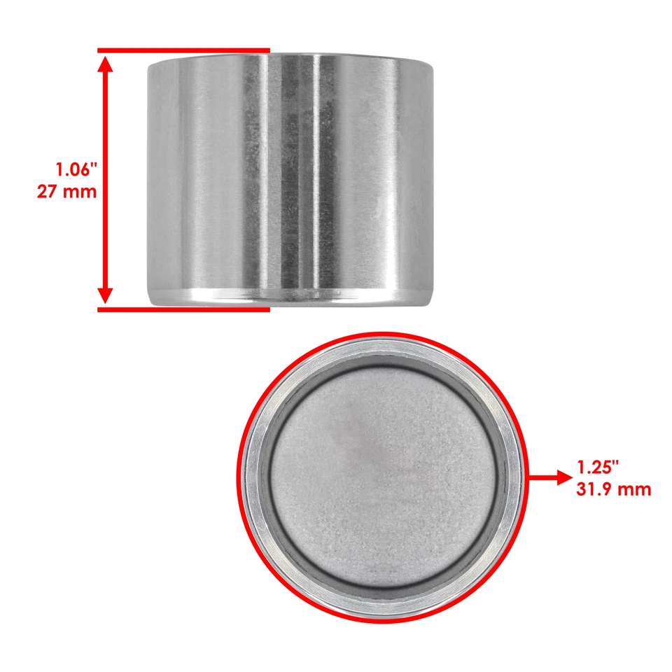 Kit de pastillas de freno delanteras y pistón para Yamaha Bruin 350 YFM350 2x4 4x4 2004-2006 Foto 2 de 4