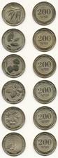 Armenia - set 6 coins x 200 Dram 2014 UNC the trees Lemberg-Zp
