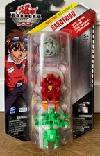 Bakugan Bakutriad set Blitz Dragonoid Ventus Helix Dragonoid Pyrus Tigrerra Haos