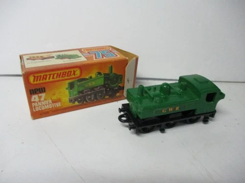 Matchbox Lesney Superfast SF47 Pannier Locomotive- BROWN BASE, boxed