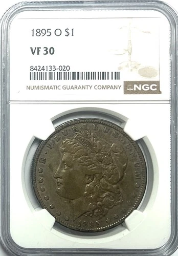 1895 O Morgan Dollar - NGC VF30  - Very Nice Scarce Coin