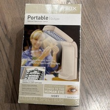 Vintage Verilux Natural Spectrum Deluxe Portable Lamp - New In Open Box