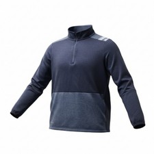 Russell Youth 1/4 Zip Long Sleeve Pullover Grey / Black Size X Large 14/16 