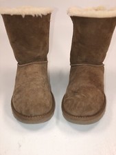 Australia Ugg Bailey Bow Women's Chestnut Suede Winter Warm Boots READ BELOW