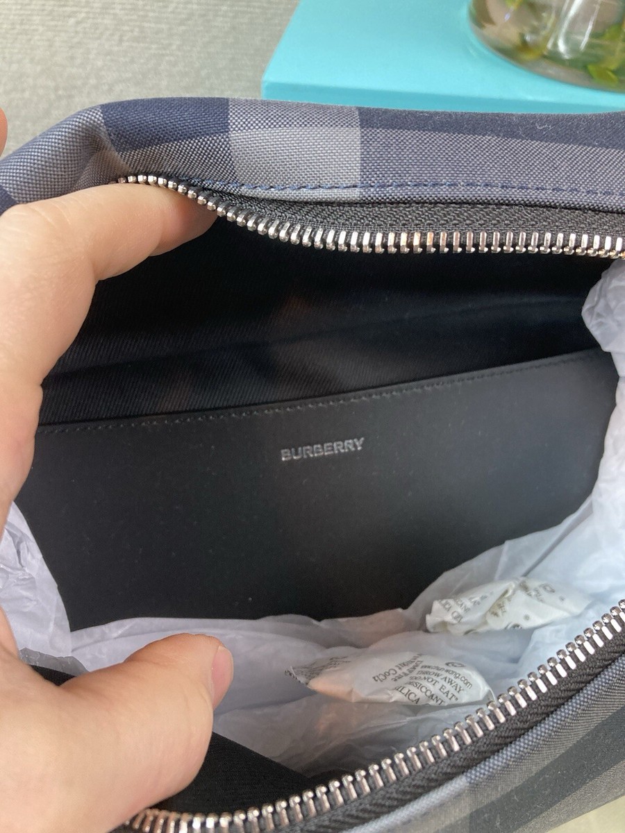 Burberry Gray and Blue Women\'s Belt Size M, NWT And Dust Bag Burberry London Light Blue Nova Check Belt with Silver  main image 4