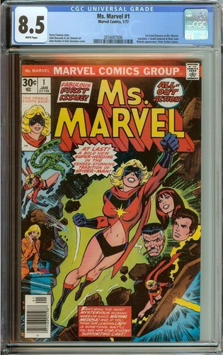 MS. MARVEL #1 CGC 8.5 WHITE PAGES