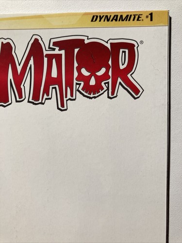 RE-ANIMATOR #1 - DYNAMITE - BLANK SKETCH VARIANT - HERBERT WEST - RARE - Picture 3 of 7