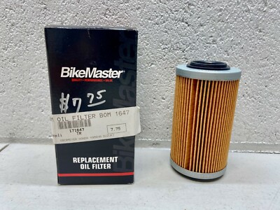 17-1647 Bikemaster Engine Oil Filter fits OE # Bombardier