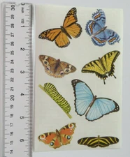 Mrs Grossman BUTTERFLIES - 1 Sheet of Studio Line Stickers With Names on Back