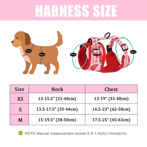 Soft Nylon Dog Harness Breathable Padded Walking Vest Adjustable French Bulldog - Picture 2 of 28