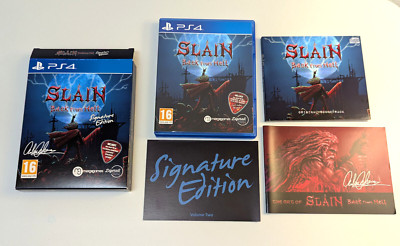 SLAIN Back From Hell Signature Edition for PS4 Playstation 4 Complete CIB