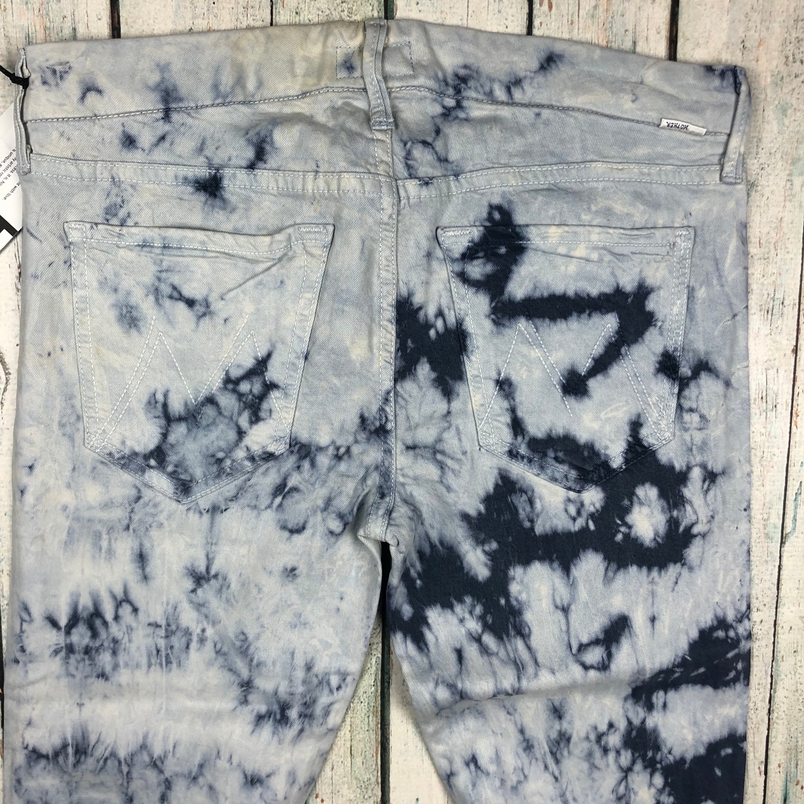 NWT Mother 'The Looker' Ice Breaker Skinny Jeans RRP 450 Size 28