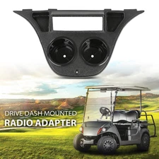 Fit For Yamaha Drive Dash Mounted Cup Holder Radio Adapter Black