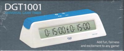 Schachuhr Digital - DGT 1001 - Weiß-Blau - NEU / NEW - OVP - Chess Clock  Schach