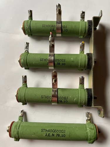 TEAC A-3300SX REEL TO REEL OEM POWER RESISTOR (SET) - (100, 150, 250, 600 OHM) 