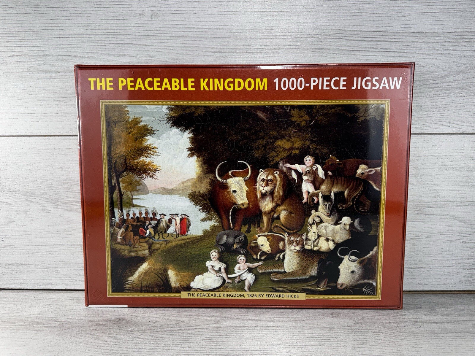 The Peaceable Kingdom Edward Hicks 1000 Piece Jigsaw Puzzle New & Factory Sealed