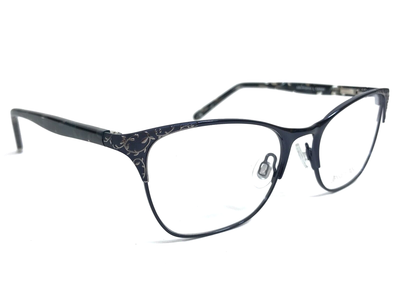Jessica McClintock Eyeglasses Frame JMC4307 NAVY Blue Cat  display picture 2