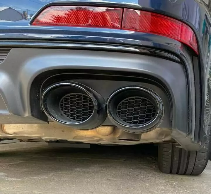 AUDI S6 / S7 (4K C8) Auspuffgitter (mit Montagekit) | Auspuff | Endrohr - Bild 4 von 4