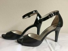 FREE SHIPPING! Nine West Black Women Ankle-strap Heels Party