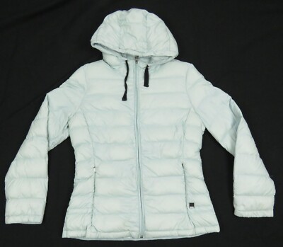 Calvin Klein Premium Down Packable Quilted Hooded Full Zip