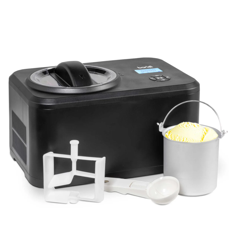 Ice Cream Maker Automatic Churning Fast Freeze Compressor 1.5L Baridi DH240 A