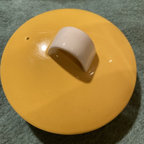 1970s Ben Seibel Mikasa Duplex Yellow Coffee Pot Creamer Sugar and 4 cups saucer - Picture 18 of 24