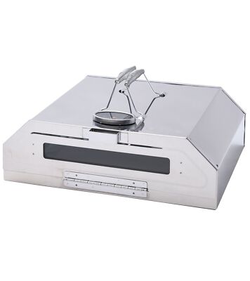 Onoe Compact Pizzaofen ON-1781 37,5 x 29 x 13 cm Edelstahl Pizzastein NEU