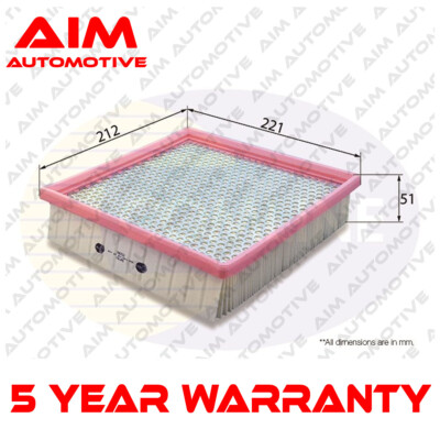 Air Filter AIM Fits Chrysler 300 C Jeep Grand Cherokee 3.0 CRD D TD