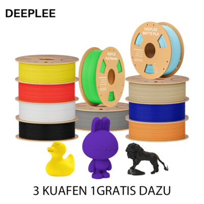 DEEPLEE PLA PETG PLA+ ABS PVB 3D Drucker Filament 1,75mm 1KG,   9